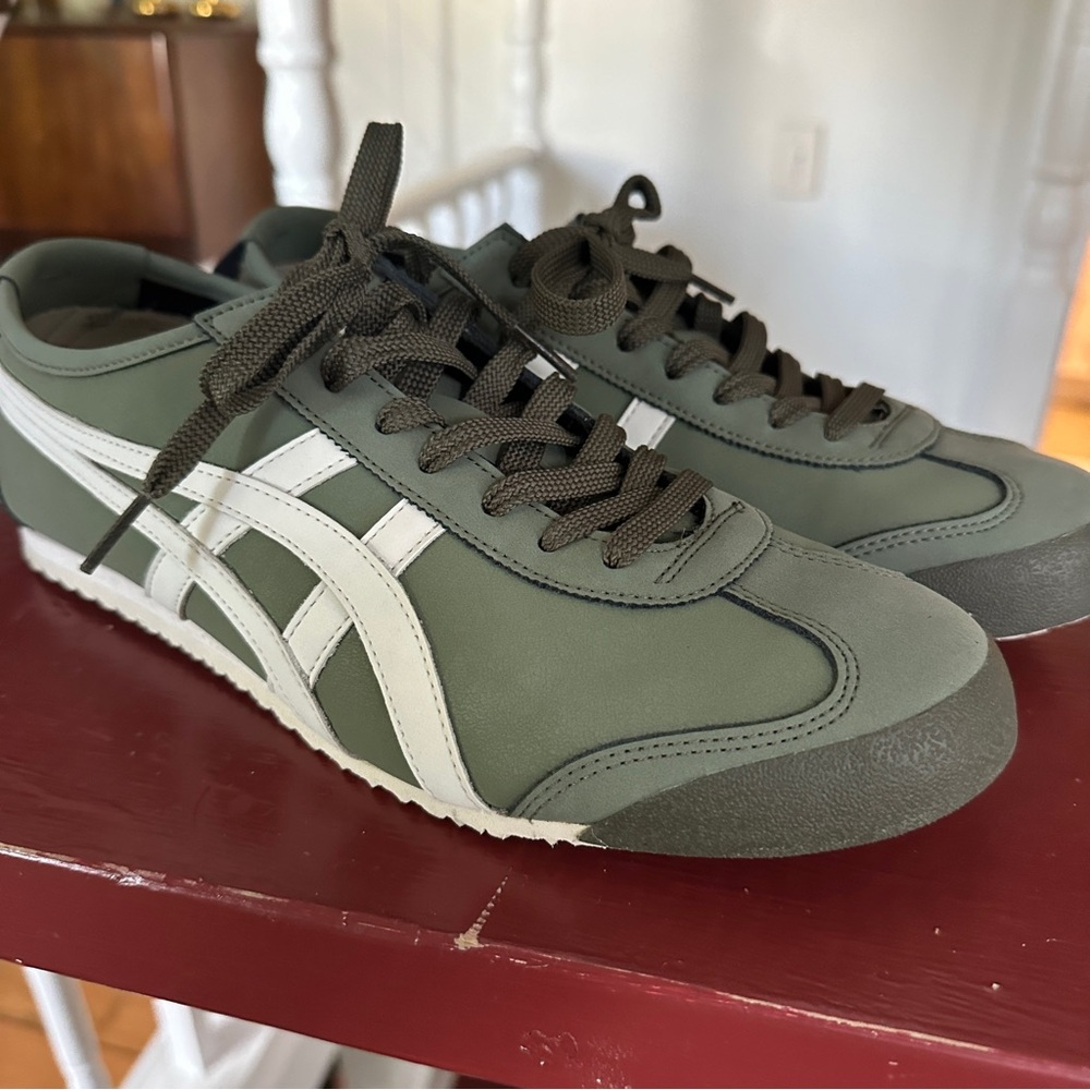 Onitsuka Tiger Mexico 66 Leather Green M9/W10.5/EU42.5